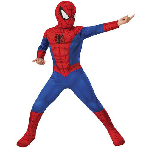 Rubies Kostüm – Spider-Man Classic+ Kostüm – 5-7 Jahre (110-122) – Rubies Kostüm