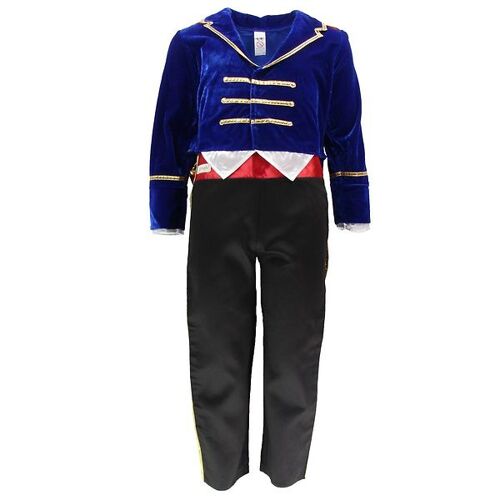 Souza Kostüm – Prinz – Louis – Blau/Rot – 8-10 Jahre (128-140) – Souza Kostüm