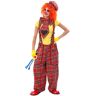 Clown-Latzhose und Riesenkrawatte, unisex, rot