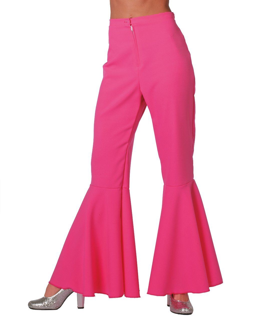 Wilbers Kostüm »70er 80er Jahre Schlaghose Dame Gr. 46«, pink