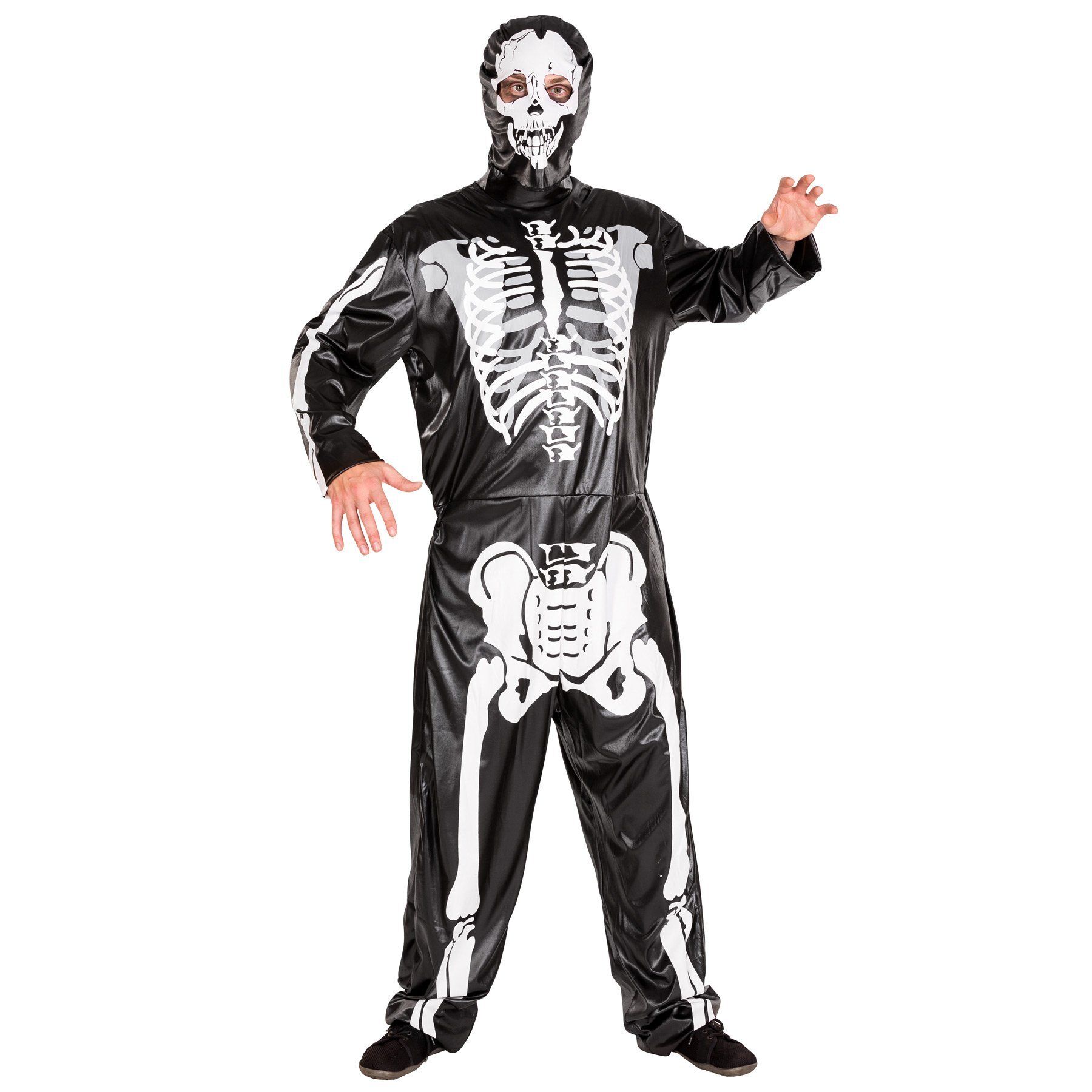 tectake Kostüm »Herrenkostüm Skeleton«