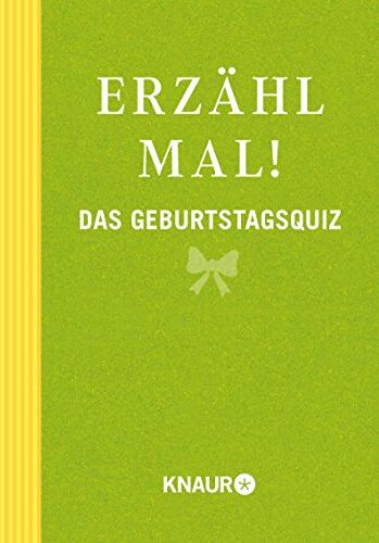 Vliet, Elma van - Erzähl mal! Das Geburtstagsquiz - Preis vom 14.03.2021 05:54:58 h