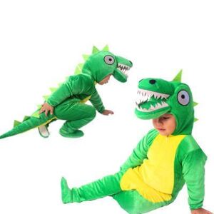 Unbranded Dinosauriedräkt Unisex Barn drakdräkt utklädning dinosaurie drake mysdress