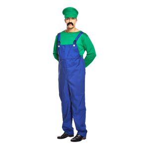 Generic Rörmokare Luigi - Super Mario - Maskeraddräkt