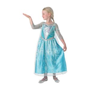 Rubies Frozen elsa premium 122/128 cl (7-8 år) frost kjole