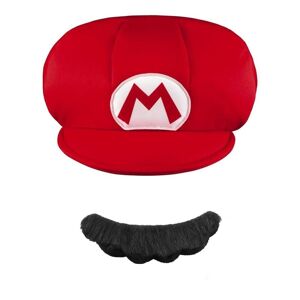 Super Mario Dress Up Hat and Mustache