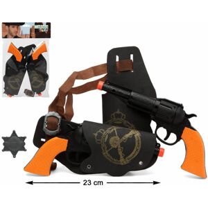 BigBuy Kids Gun 23 cm 2 Pieces