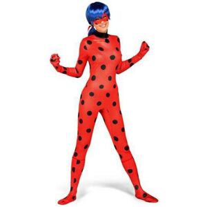 BigBuy Carnival Costume for Adults Shine Inline Ladybug Size S