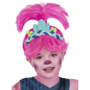 Funiglobal FUNIDELIA Poppy paryk - Trolls 3 til piger - Størrelse: 0 - Pink