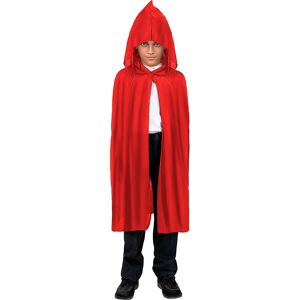 Funiglobal FUNIDELIA Rød djævle kappe til piger og drenge - Størrelse: 0 - Rød