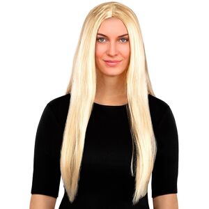 Funiglobal FUNIDELIA Blond glat paryk til kvinder - Størrelse: 0 - Hvid