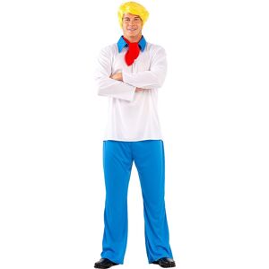 Funiglobal Funidelia   Fred kostume - Scooby Doo OFFICIELLE til mænd ▶ Scooby Doo, Tegneserier