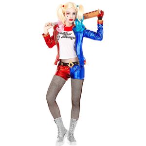 Funiglobal Funidelia   Harley Quinn kostume - Suicide Squad OFFICIELLE til kvinder ▶ Superhelte, DC Comics, Suicide Squad, Skurke - Blå