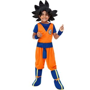 Funiglobal Funidelia   Goku Kostume - Dragon Ball OFFICIELLE til drenge ▶ Son Goku, Manga, Tegneserier - Orange