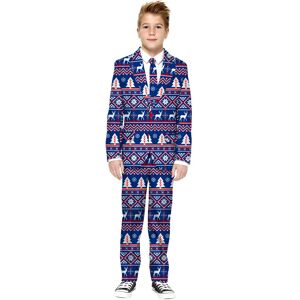 Opposuits Jule Jakkesæt til drenge i blåt