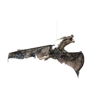Europalms Halloween Flying Dragon, animated, brown, 120cm TILBUD NU