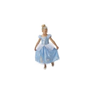 Rubies Disney Prinsesse Askepot Deluxe Kjole Udklædningstøj (3-9 år)(Str. 128/L)