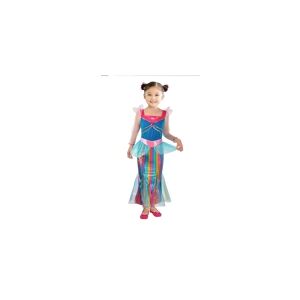 Ciao Barbie Havfrue-kostume (Lang kjole og bælte med tyl) - 3-4 år