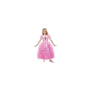 Ciao Barbie Pink Prinsesse-kostume (Lang kjole og krone) - 8-10 år