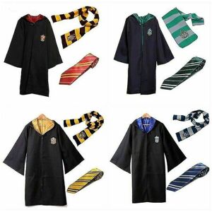 Harry Potter Cosplay Kostume Unisex Voksen/Barn Gryffindor Ro V Voksen S Ravenclaw Adult L