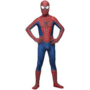 Spiderman Cosplay Dräkt Barn Pojke Carnival Party Jumpsuit 9-11 Years