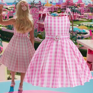 Barbie Film Kostume Pige Cosplay Dress Up Halloween Party Dress Up 160cm