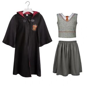 3-14 år Børn Teenagere Drenge Piger Harry Potter Hermione Granger Gryffindor Cosplay Uniform Kostumer Outfits Sæt Gaver 5-7 Years Girl
