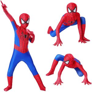 Marvel Spider-Man Cosplay Clothes Superhelte Børne Jumpsuit Z X Red 4-5 Years