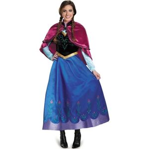 Voksen Prinsesse Anna Kostume Jul Cos Fancy Dress Outfit_y XL