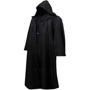 Voksen Halloween kostume Hættetrøjer Robe Cosplay Capes Hættekappe black XL