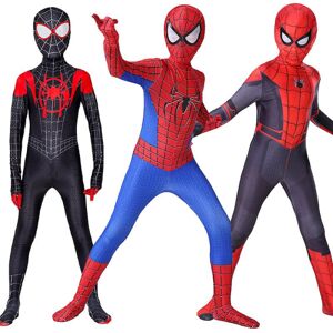 Spiderman Cosplay Superheltekostume Børne Voksen Bodysuit CNMR Far From Home 140 Kids (130-140cm)