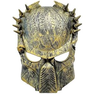 Predator Mask Halloween Horror Mask Lone Wolf Mask Nitte Snap Iron Mask Cosplay Kostume Supplies Masque New Hot Predator Masks Dark Khaki