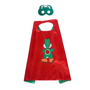 ESTONE Super Mario Bros Cosplay Fest kostume kappe & bind for øjnene Halloween fest fancy kjole gaver-E