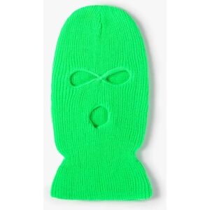 Ski maske fluorescent green