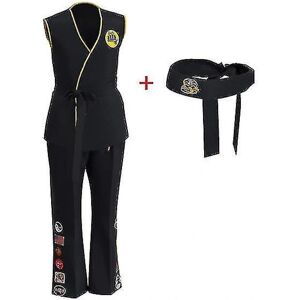 Anime Game Kof Costume Cobra Kai Val Armorr Karate Uniform-i 150 cm