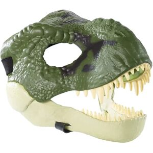 grøn Dino Mask Moving Jaw Decor-Tyrannosaurus Rex Mask，Movable Dragon,Cosplay Mask Party Fødselsdag Halloween…