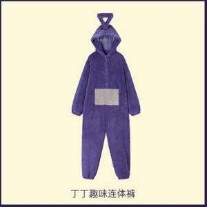 Teletubbies Kostume Voksne Cosplay Dyre Nattøj Jumpsuit Po Teletubbies Adult- Perfet Tinky Winky Costume Adult L