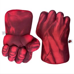 Marvel Figur Boksehandsker Spiderman Superhero Cosplay Handsker zy - Perfet Red Hulk left hand