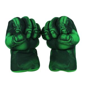 Hulk Handske, 1 par bløde boksehandsker Hulk Costume Plys Hånd Fis