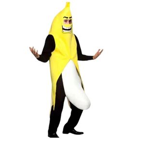 YIXI Banana Flasher Kostume Funny Voksen Halloween Fancy Dress Kostume Herre Funny Halloween, Hot