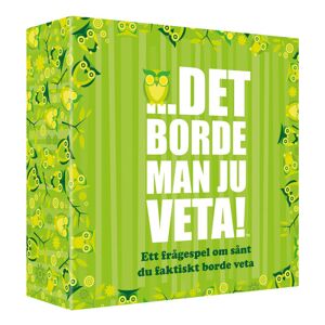 Det burde du vide. Quizspil - Brætspil - Spil