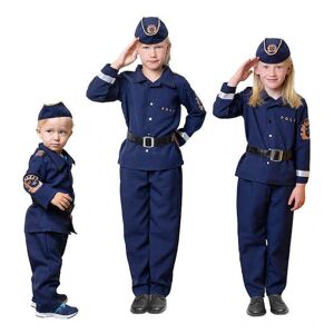 Svensk politi børne maskerade kostume S
