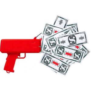 Money Gun - Skyder pengesedler - Gun Red