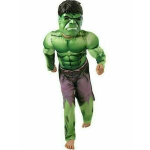 Deluxe Hulk 3-8 drenge fancy kjole børnekostume 7-8years