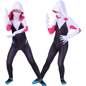 Halloween Gwen Spider-Man 2 Parallel Universe Tøj cosplay tights børn voksen helte kostume 150cm