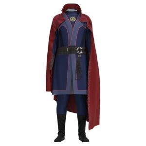 1 sæt Dr. Strange kostumer, tøj + kappe, børnetøj 130cm