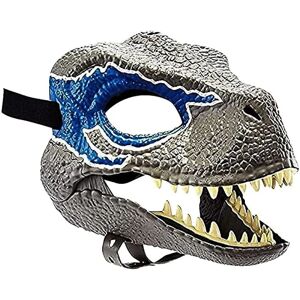 3D Dinosaur Mask Cosplay Hovedbeklædning Jurassic World Raptor Gave