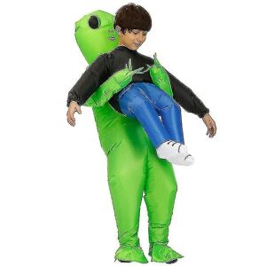 Alien oppusteligt kostume, sjovt Halloween kostume til voksne børn