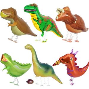 6 Stk Dinosaur Helium Ballon, Dinosaur Ballon, Dyrefolie Bal