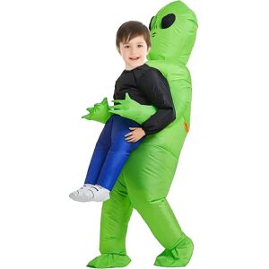 OCEAN Oppustelig dinosaur alien kostume (børneversion), alien fancy dre